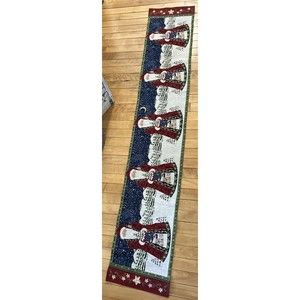 Santa Claus Kris Kringle Christmas Table Runner Winter Holiday 70” X  12.5”